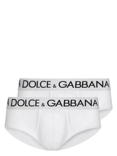 Dolce & Gabbana two-pack logo-print cotton briefs