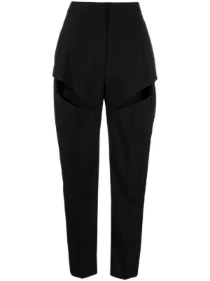 パンツ ALEXANDER MCQUEEN Women Straight Pants 818193 QJAEK1000 Blac $_12.JPG?set_id=880000500F