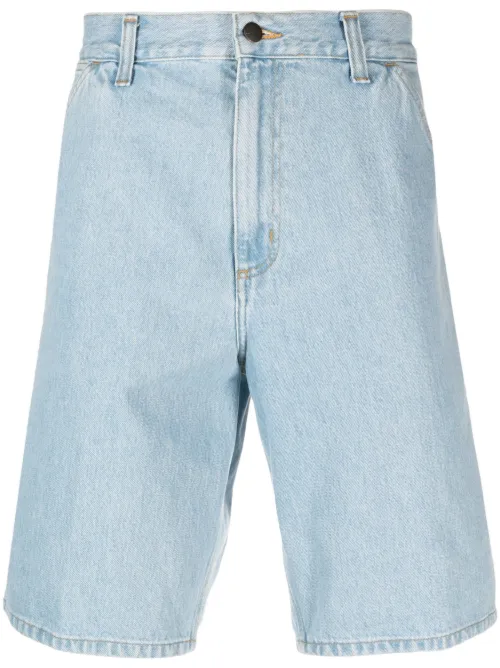 Short cargo en jean à patch logo - Carhartt WIP - Modalova