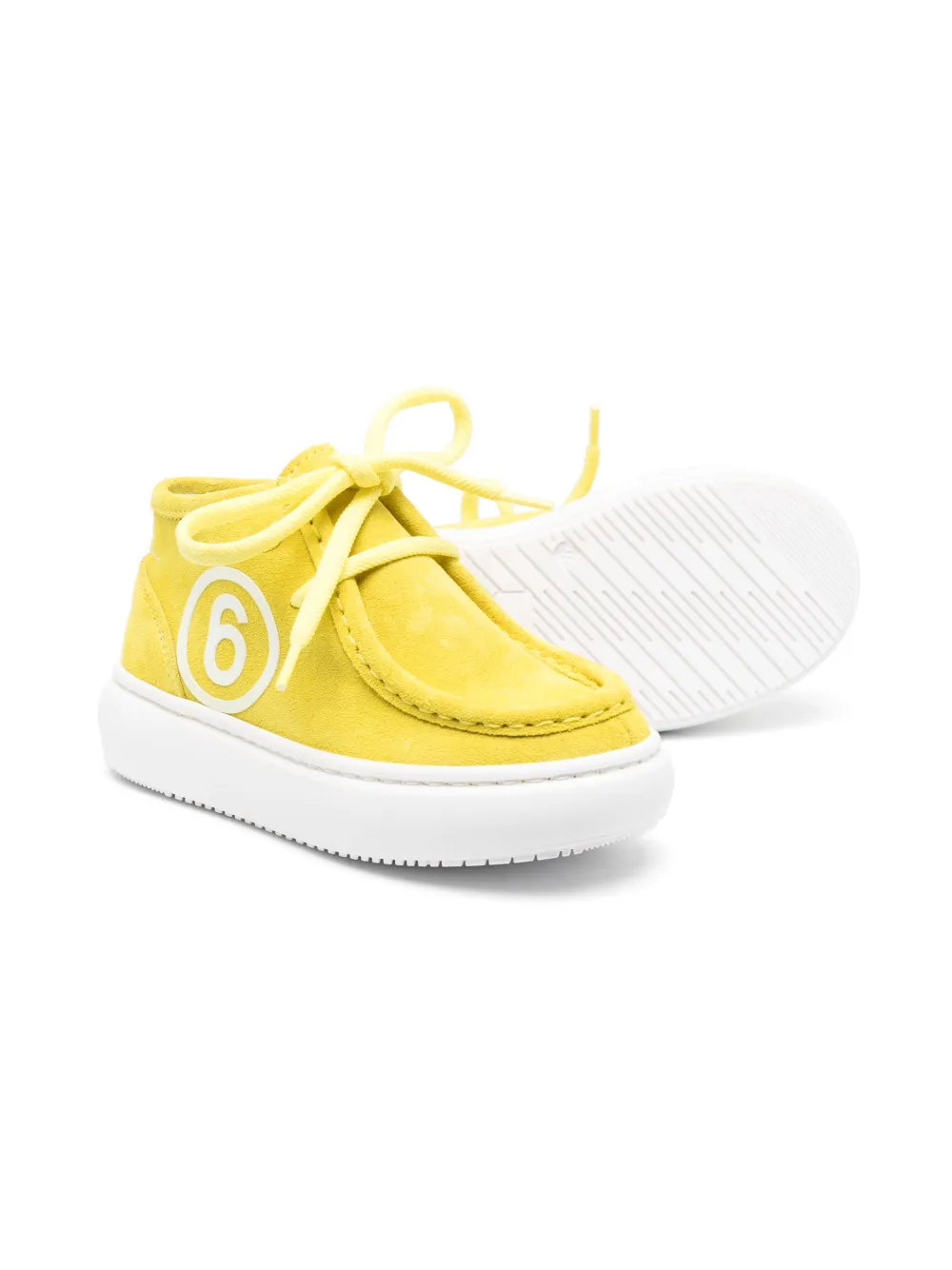 MM6 Maison Margiela Kids High-top sneakers - Geel