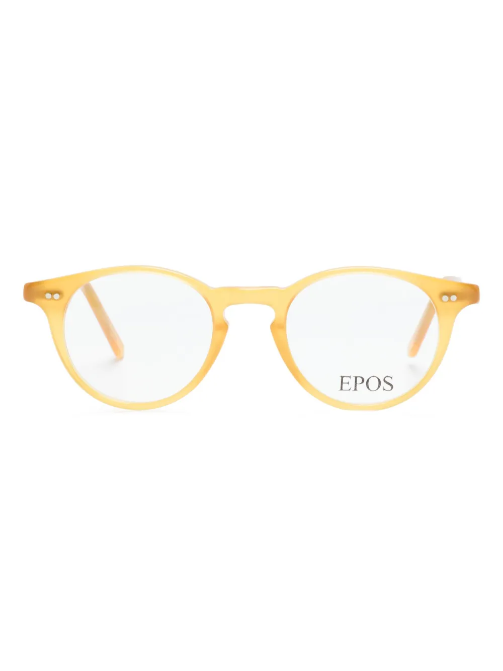 Epos Efesto 3 Round-frame Glasses In Gelb
