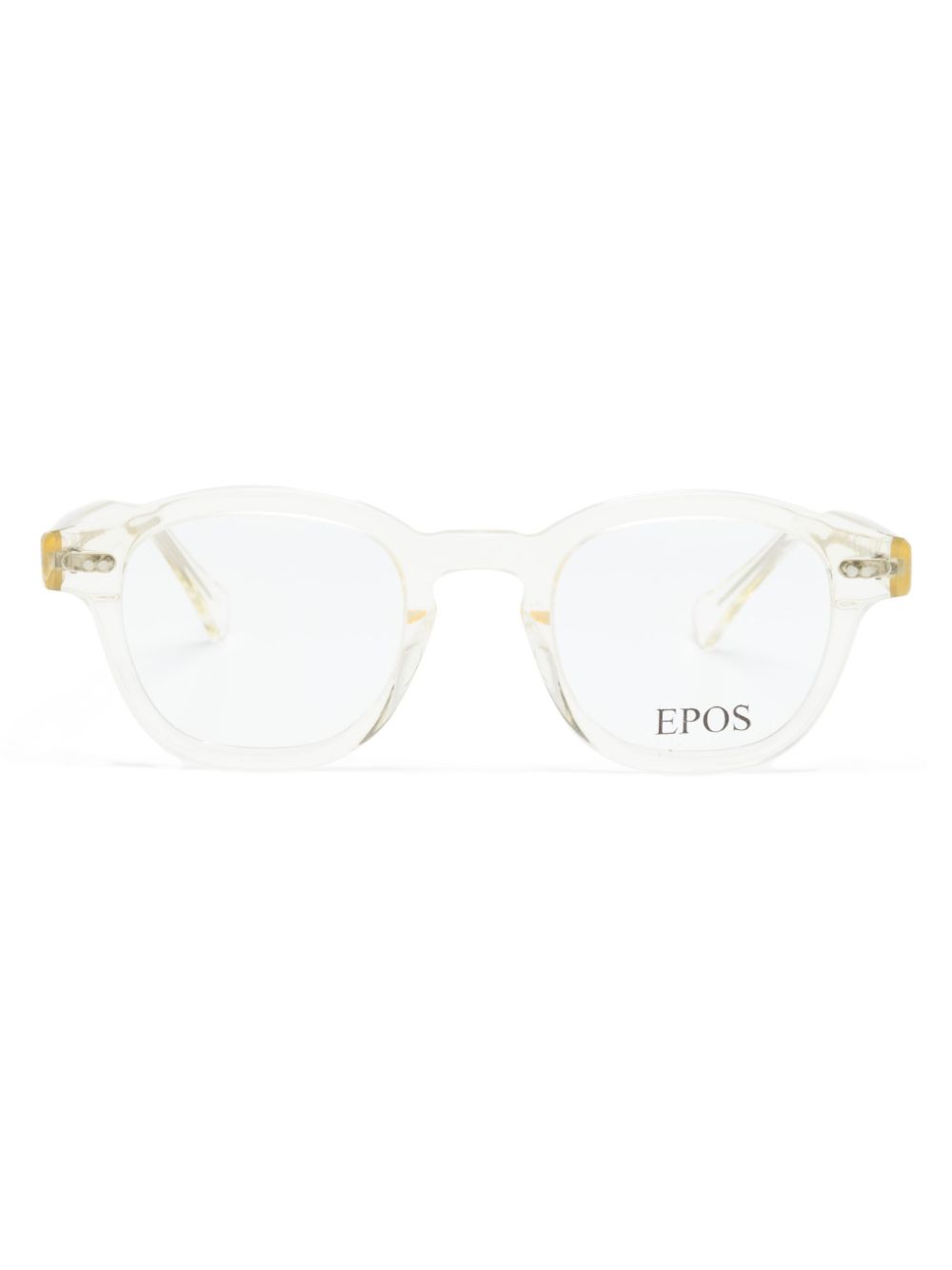 Epos Bronte Round-frame Optical Glasses In Neutral