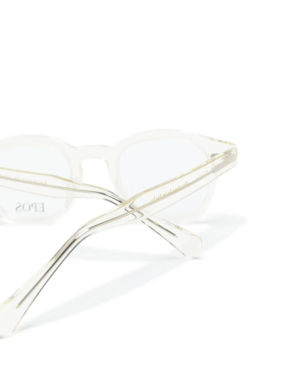 Epos Bronte Round-frame Optical Glasses In Yellow