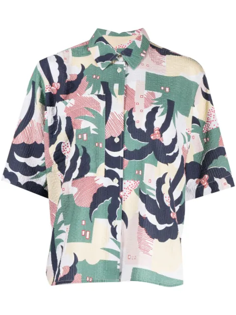 YMC Eva graphic-print shirt 