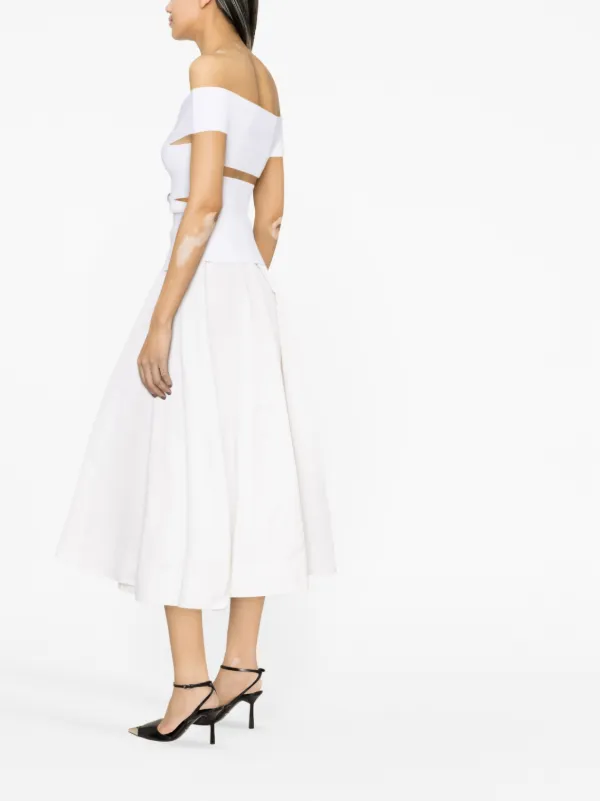 Alexander McQueen cut-out off-shoulder Top - Farfetch