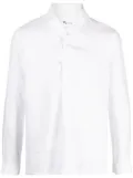 Doppiaa long-sleeve linen shirt - White