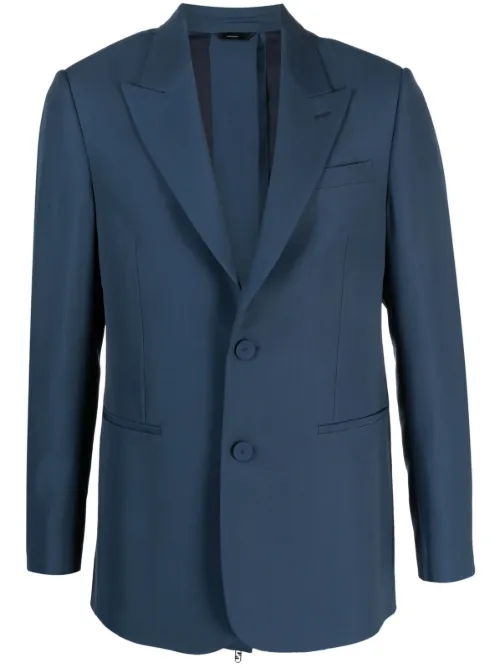 Blazer boutonné à revers pointus - FENDI - Modalova