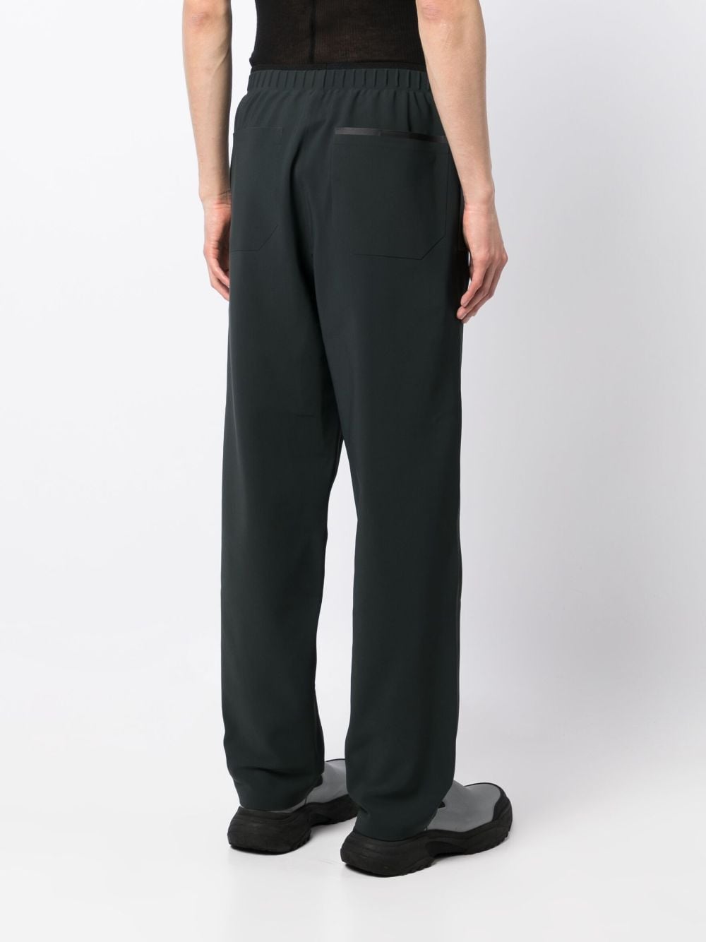 Shop Gr10k Straight-leg Track Pants In Black