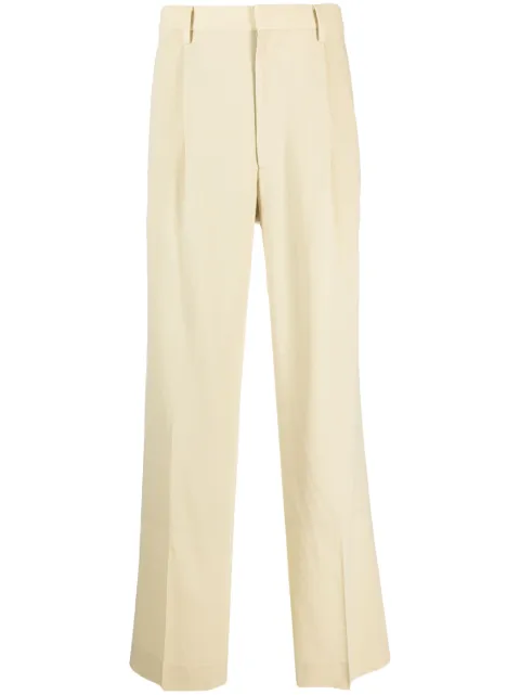 Auralee Hard Twist Viyella wool trousers