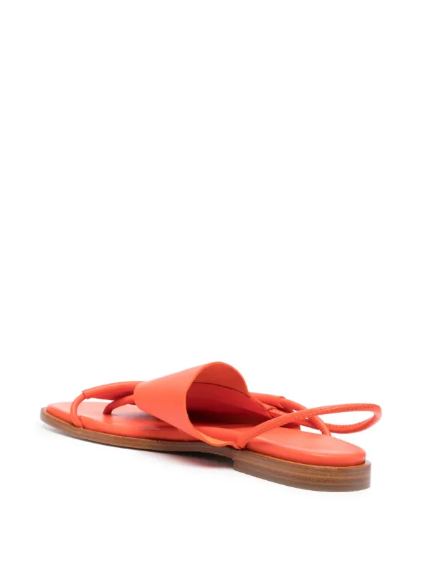 【HEREU】送料/関税込 CLAVA SANDALS Hereu Clava Leather Sandals | Orange | FARFETCH
