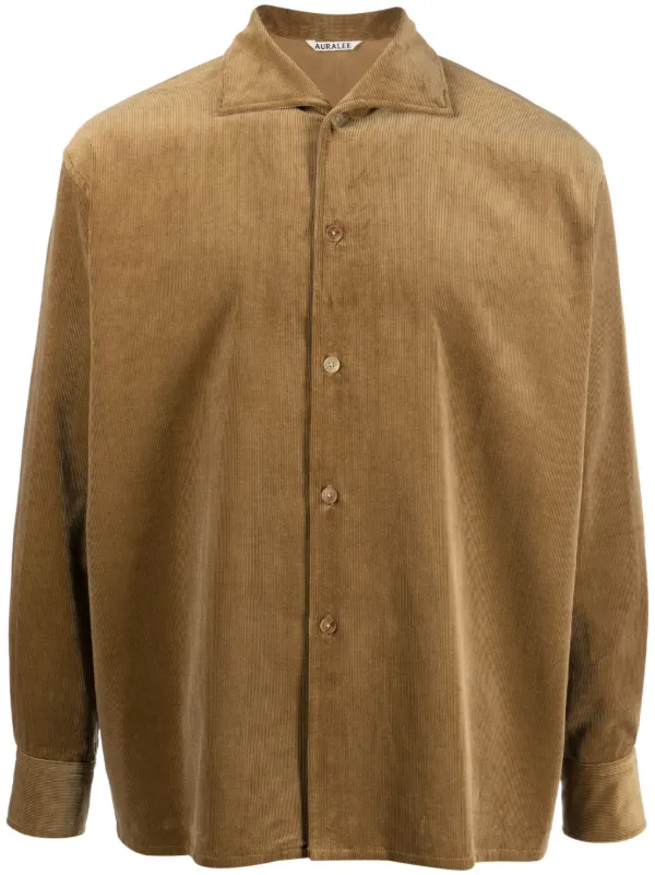 Auralee Finx Corduroy Shirt - Farfetch