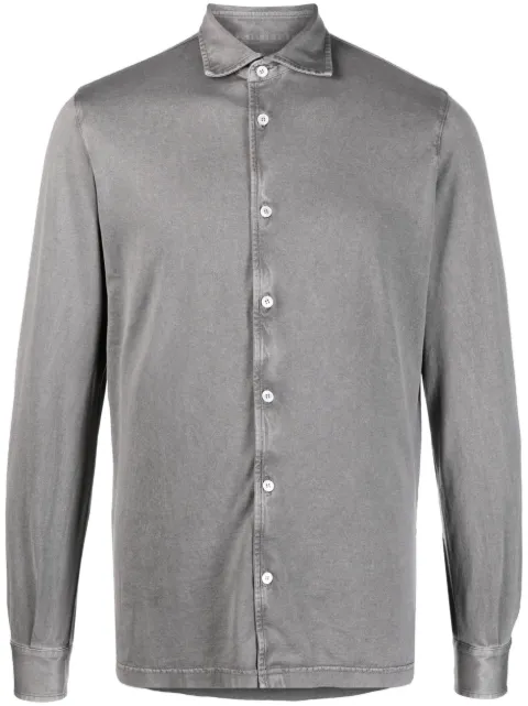 Fedeli long-sleeved cotton shirt