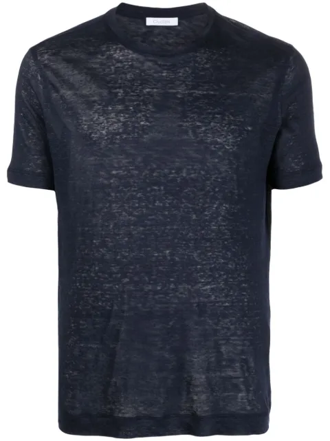 Cruciani lined short-sleeved T-shirt 