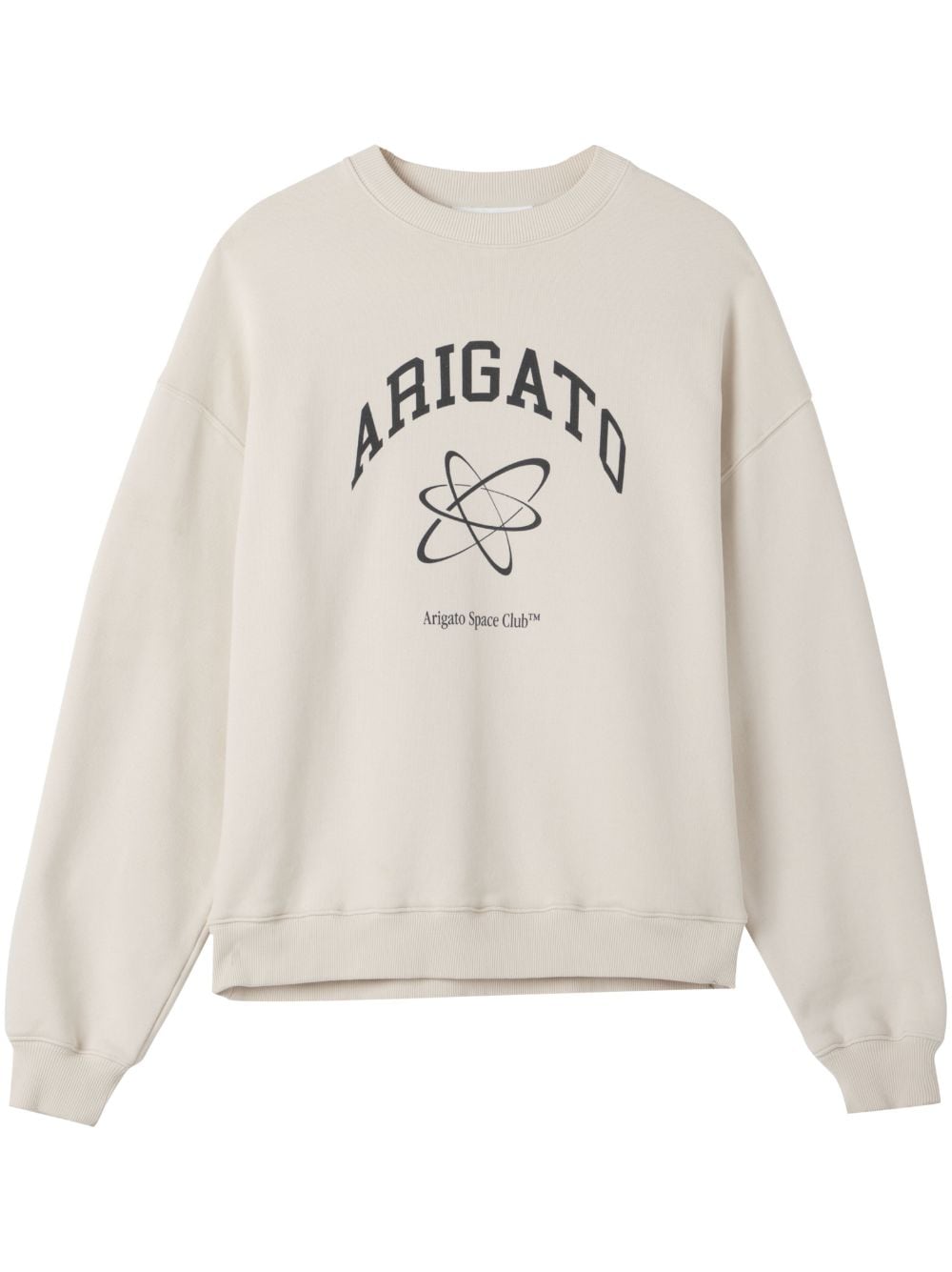 Arigato Space Club logo print sweatshirt
