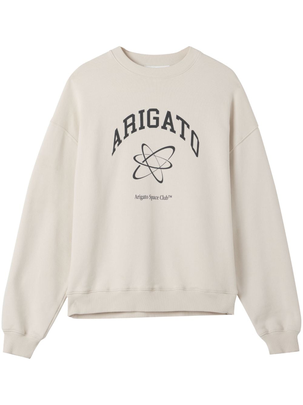 Shop Axel Arigato Arigato Space Club Sweatshirt In Neutrals