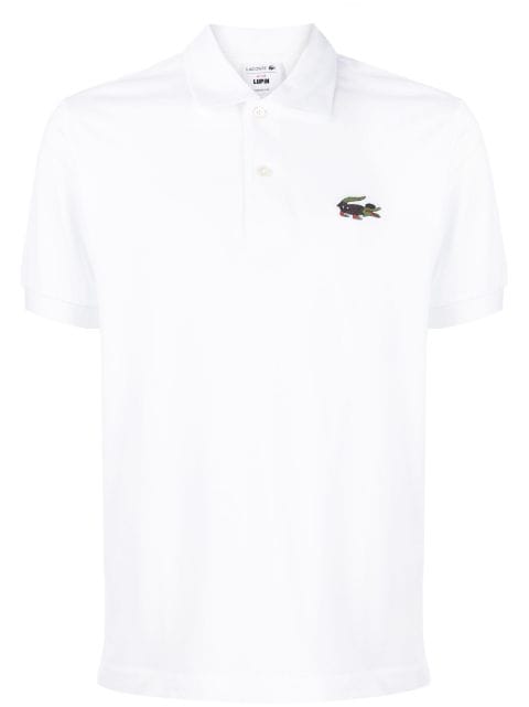 Lacoste - Lupin-appliqué polo shirt