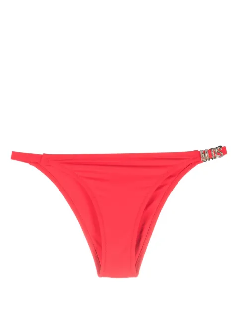 Moschino logo-plaque bikini bottoms