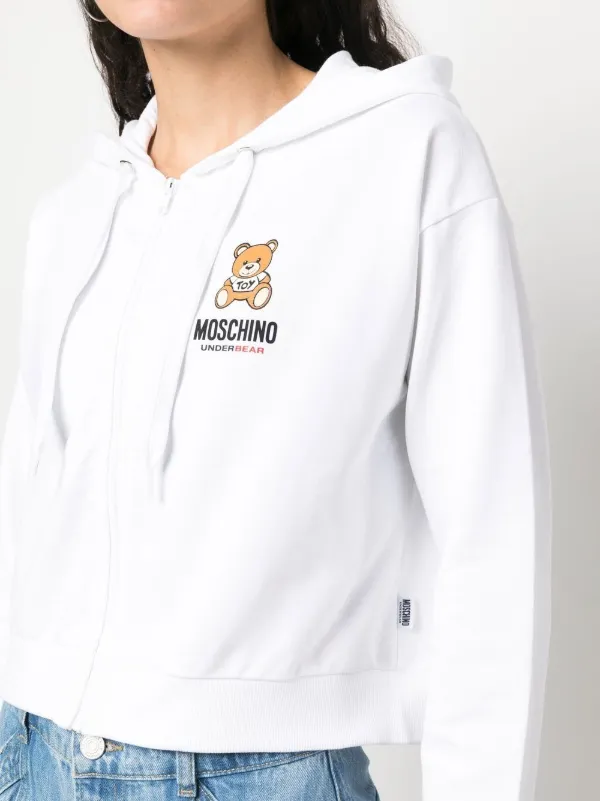 Moschino 2025 white hoodie