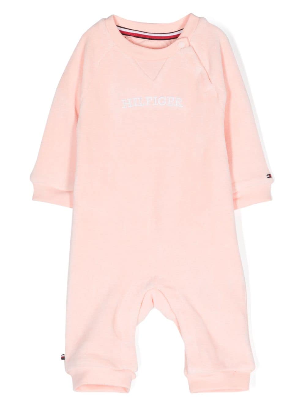 Tommy Hilfiger Junior Romper met geborduurd logo Roze