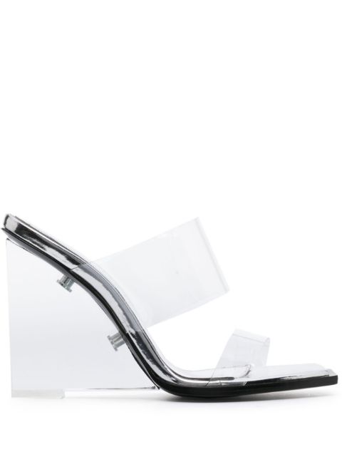 Alexander McQueen Shard wedge-heel sandals Women