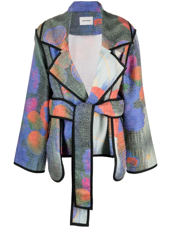 Henrik Vibskov Playa Wool Jacket | Blue | FARFETCH