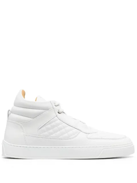 Leandro Lopes quilted high-top sneakers