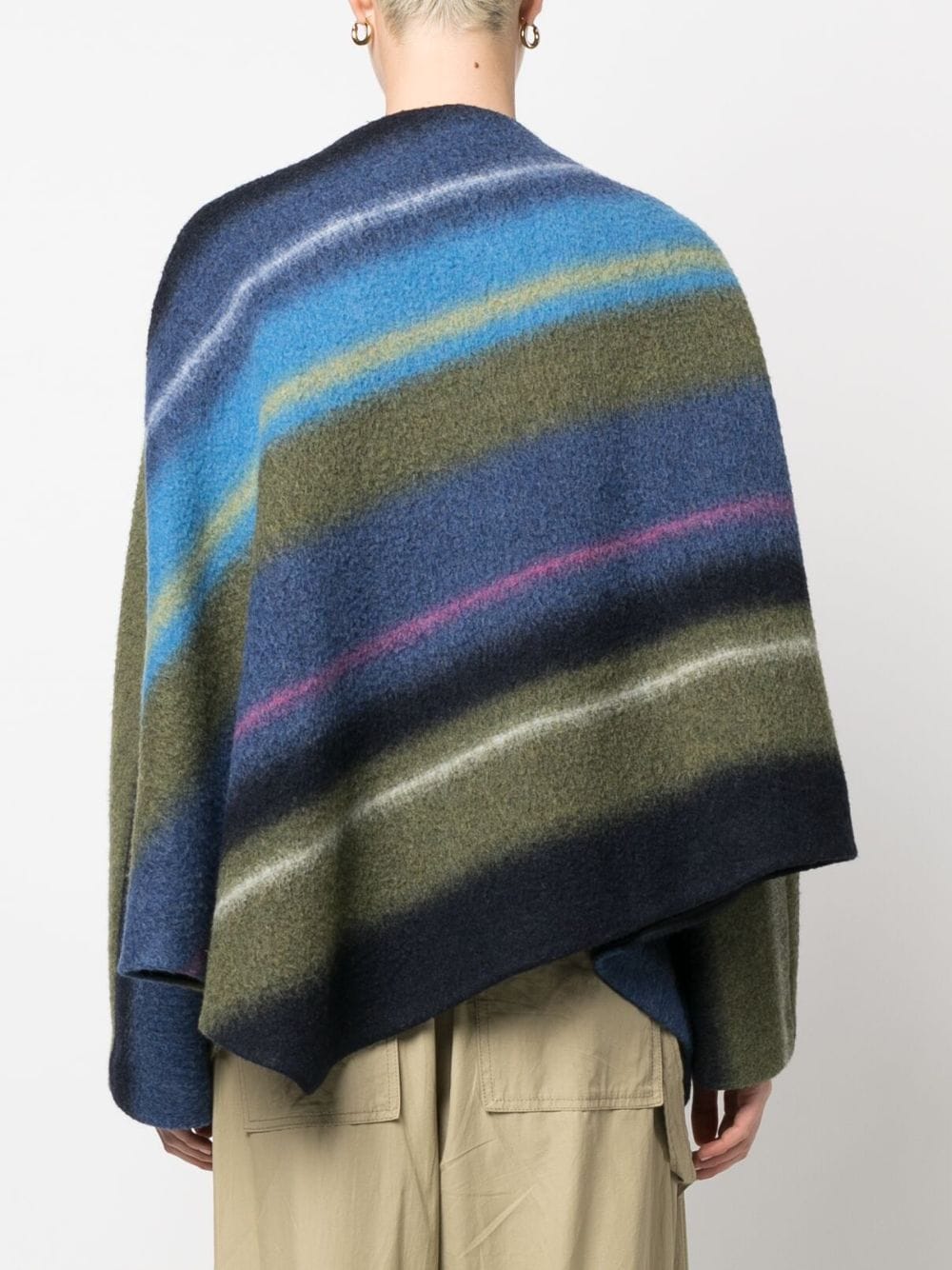 Dorothee Schumacher Striped cape-style Jacket - Farfetch