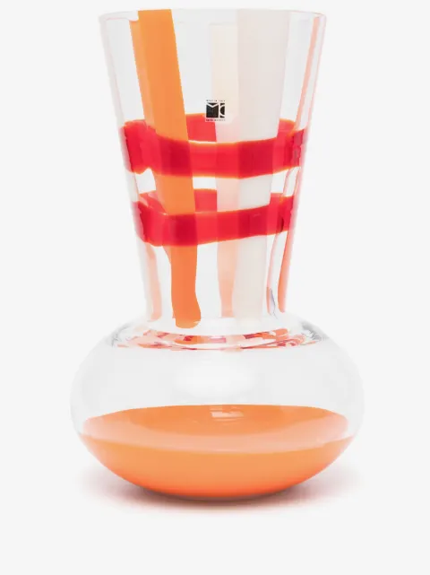 Carlo Moretti geometric-shape painted vase