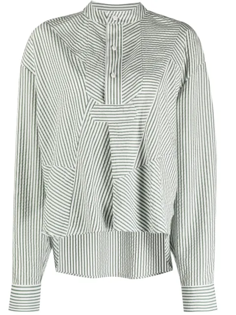 YMC Juju stripe-print shirt 