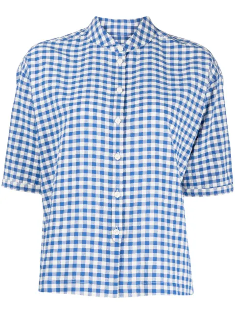 YMC Marianne gingham-print shirt 