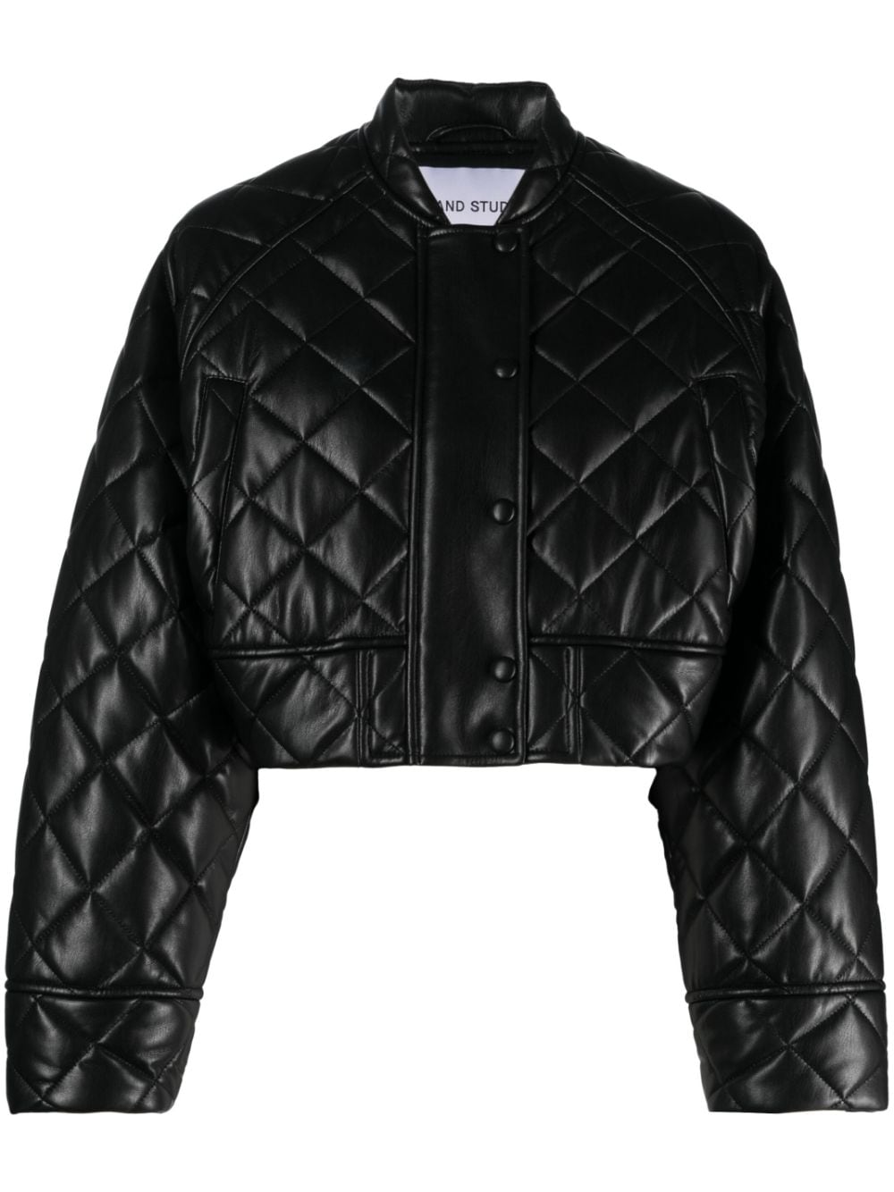STAND STUDIO AVA QUILTED CROPPED JACKET