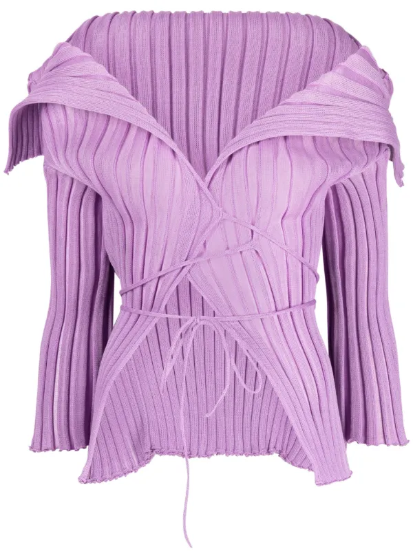A. ROEGE HOVE ローエホエーベ　リブカーディガン A. ROEGE HOVE】KATRINE CARDIGAN – ONENESS ONLINE STORE