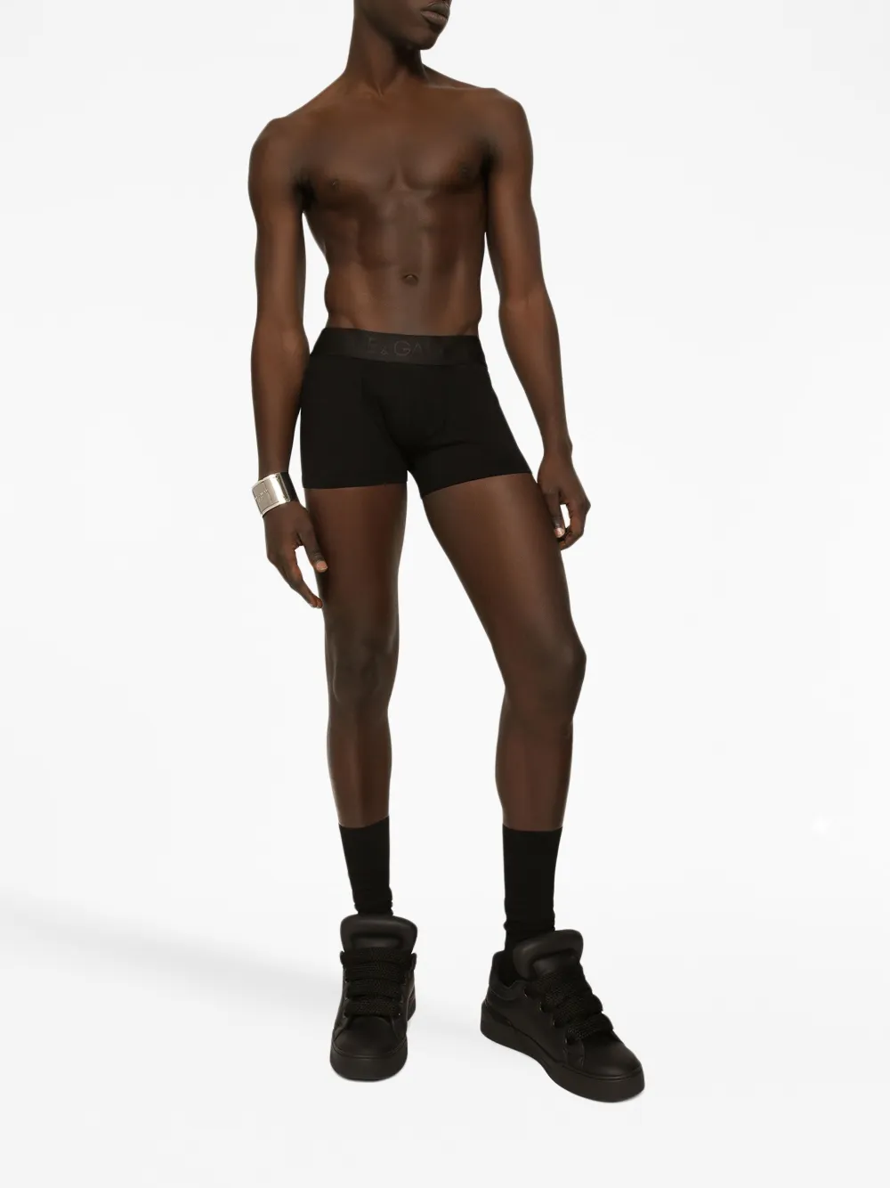 Dolce & Gabbana logo-waistband cotton boxers | Image 2