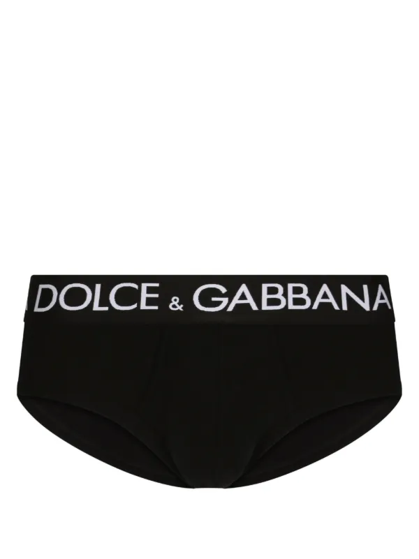 【関税&送料込】Dolce & Gabbana Underwear Black Two-way stretch boxers with logo tag in Black for Men
