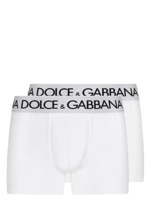 Lot de deux boxers à logo imprimé - Dolce & Gabbana - Modalova