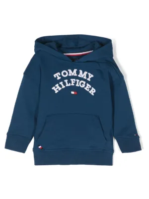 Sudadera de niña con capucha y logo frontal · Tommy Hilfiger · El