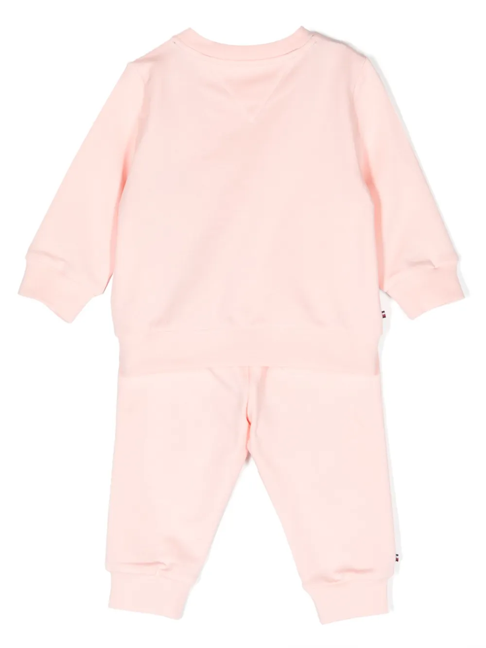 Tommy Hilfiger Junior Trainingspak met geborduurd logo - Roze