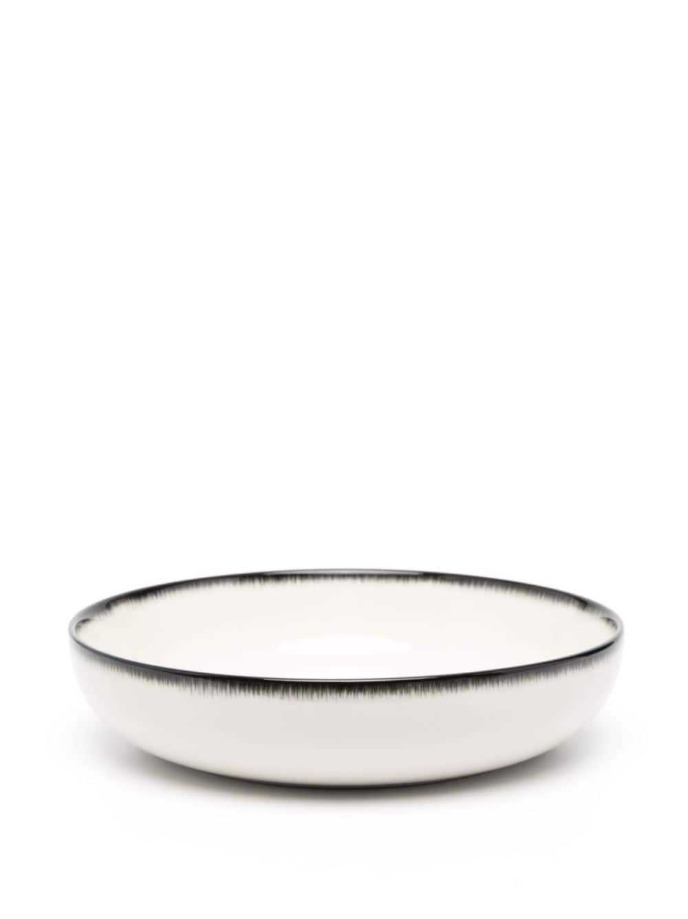 Shop Ann Demeulemeester X Serax Porcelain Plates (set Of 2) In White
