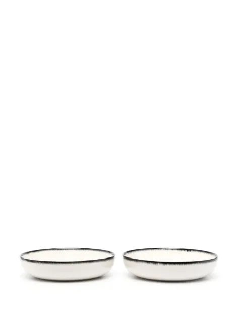 Ann Demeulemeester X Serax porcelain plates (set of 2)