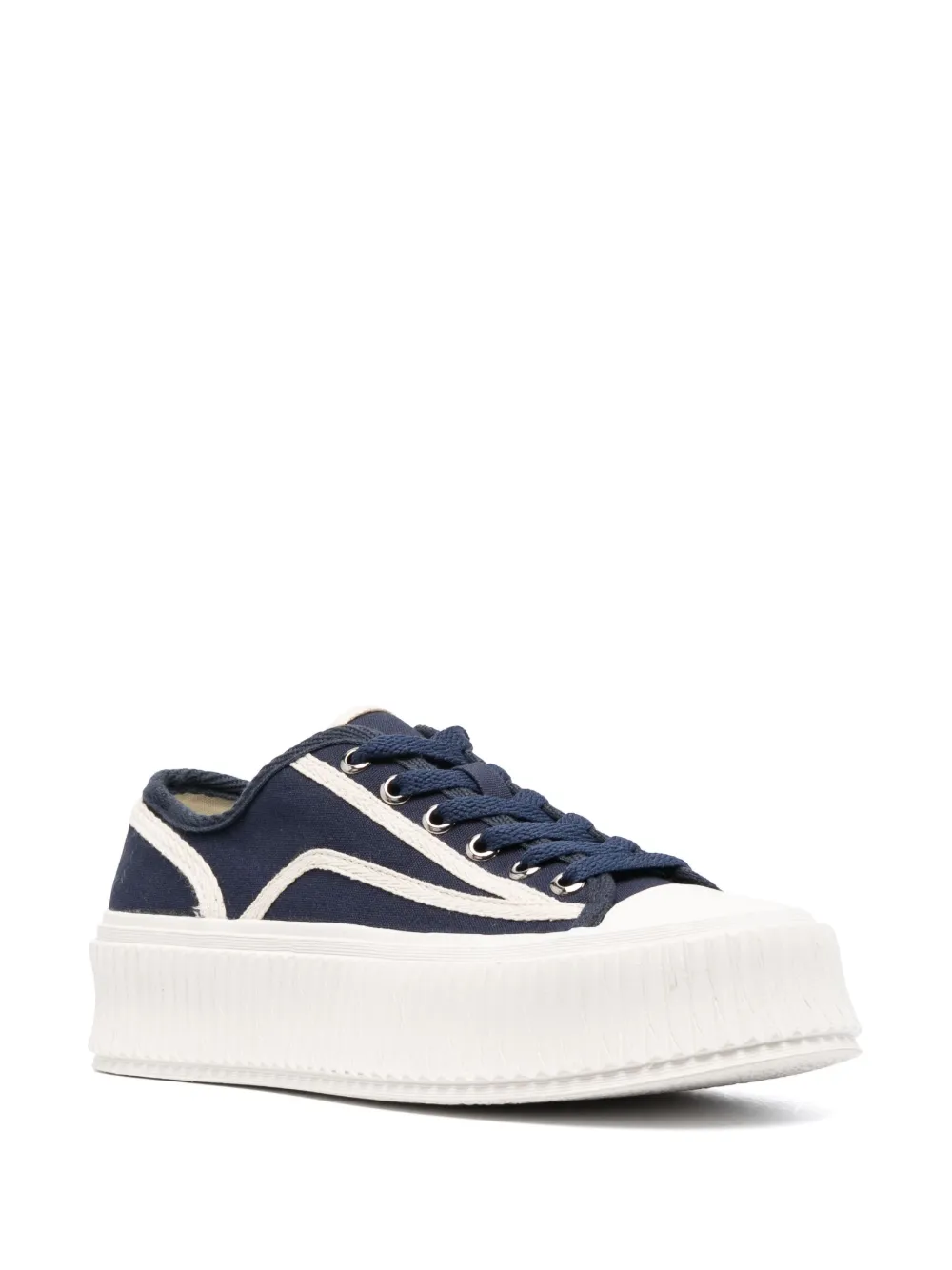 Dorothee Schumacher Sneakers met contrasterende afwerking - Blauw