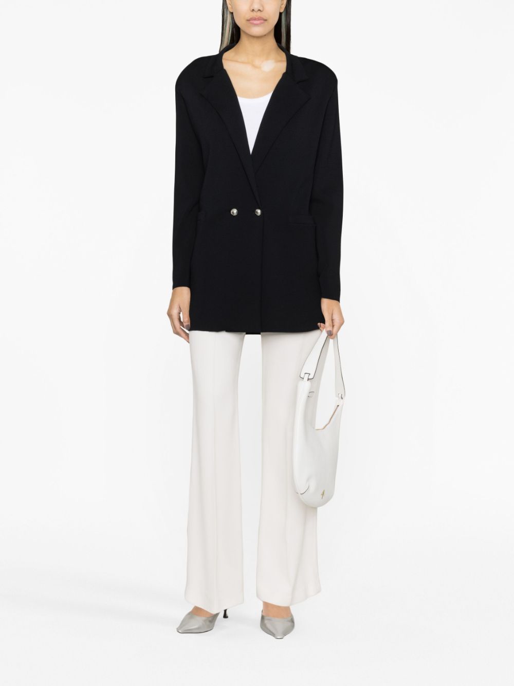 PINKO double-breasted blazer - Zwart