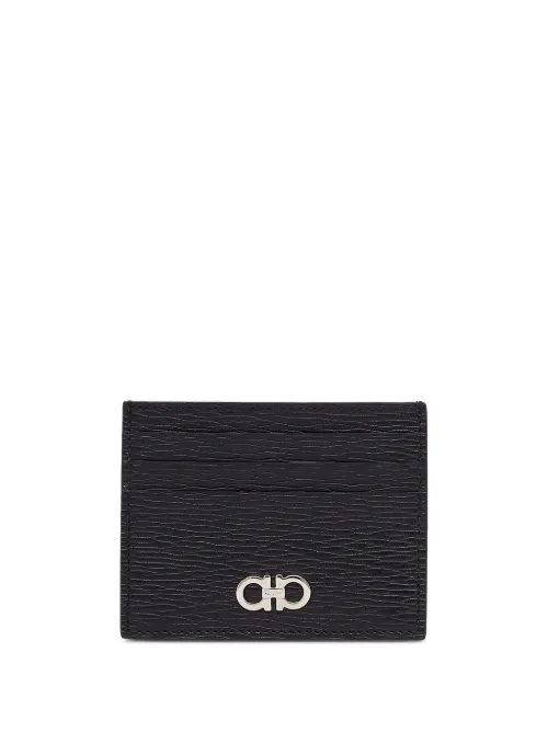 Porte-cartes bicolore à motif Gancini - Ferragamo - Modalova