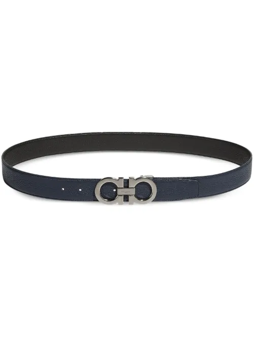 Ceinture en cuir à boucle Gancini - Ferragamo - Modalova
