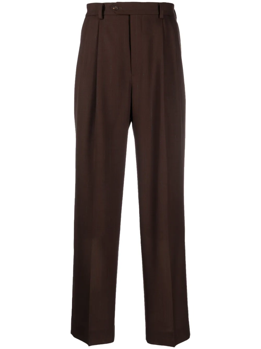 Auralee pressed-crease straight-leg trousers
