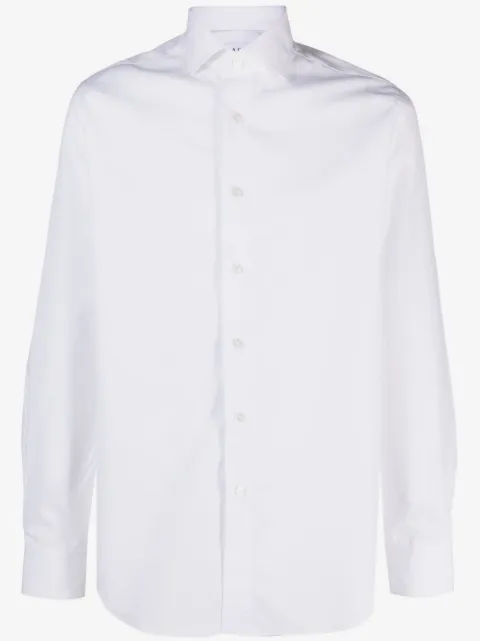 Xacus spread-collar cotton shirt 