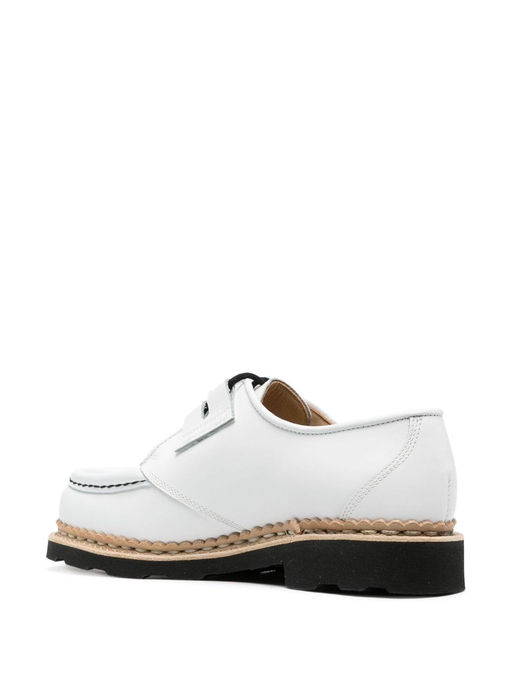 Shop Patou X Paraboot Lace-up Leather Shoes In White