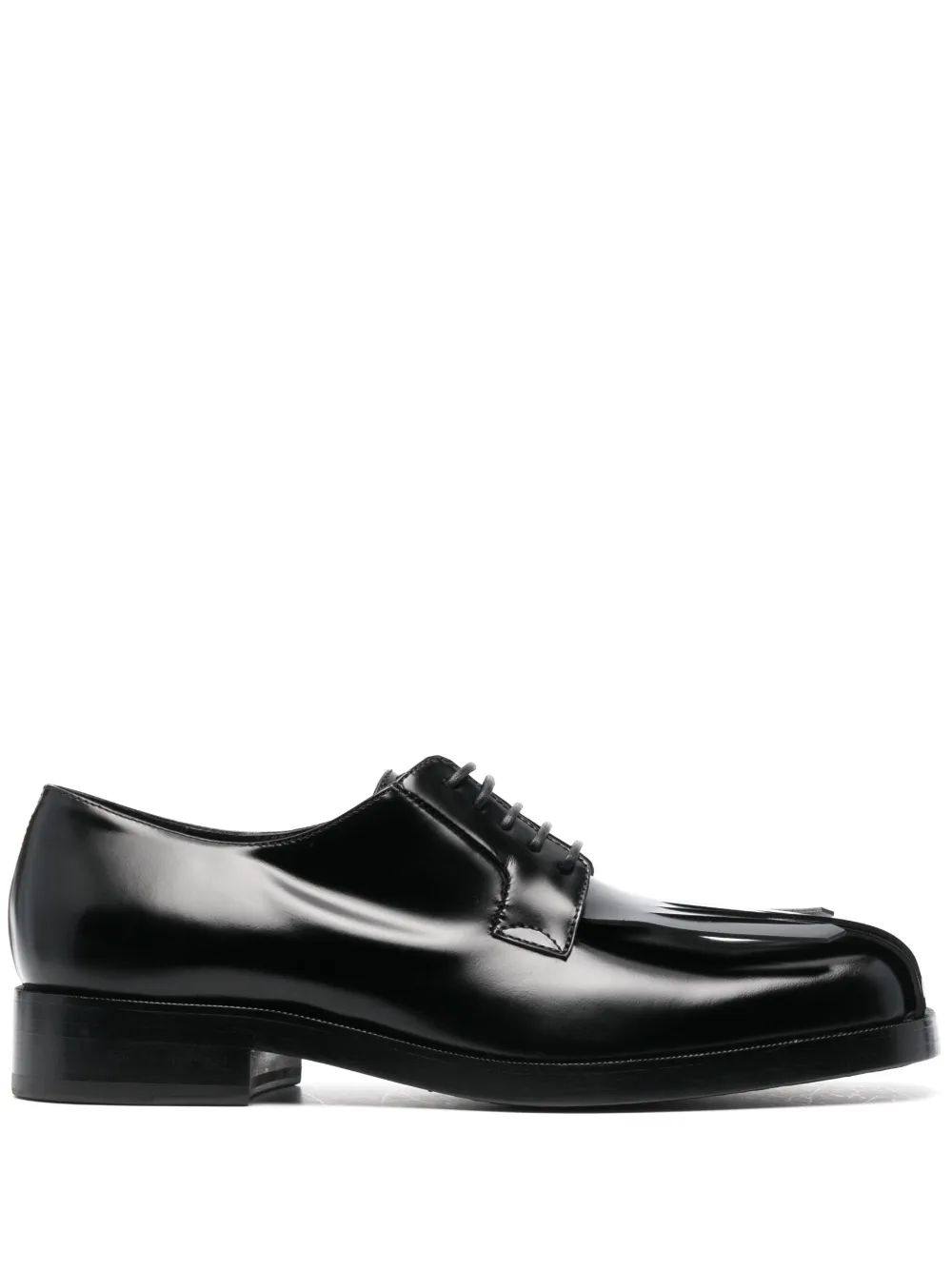 Raf Simons square-toe Derby shoes – Black