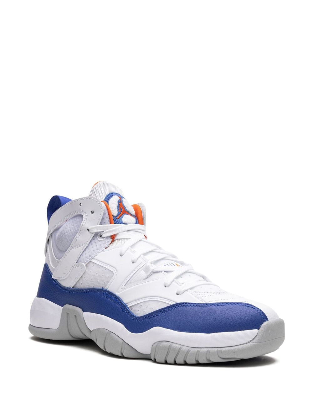 Shop Jordan Two Trey "new York Knicks" Sneakers In Weiss
