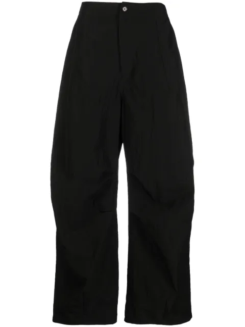 Amomento Ripstop Fatigue wide-leg trousers