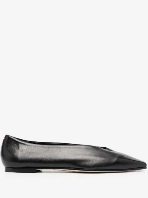 Aeyde Betty leather ballerina shoes